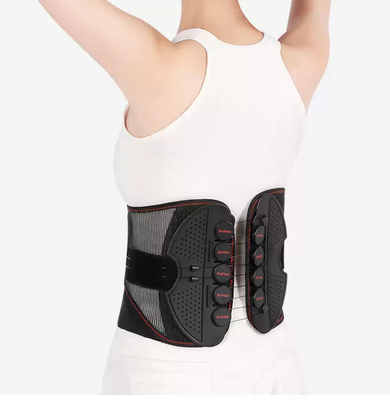 In te ademen Lumbale Regelbare de Compressiesteun van Mesh Pulley Back Brace Lightweight