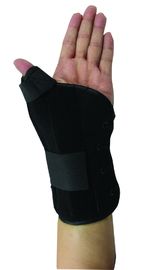 Links-rechtse Orthopedische van de de Handpols van de Polssteun van de de Steunpolyester niet het Latexmaterialen