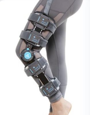 De lichtgewicht Orthopedische Steun van de Kniesteun Scharnierende Knie voor Artritis