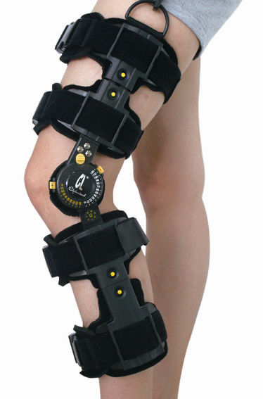 Universele de Steun Telescopische Postop van de Grootte links of rechts Medische Knie Zwarte Kleur